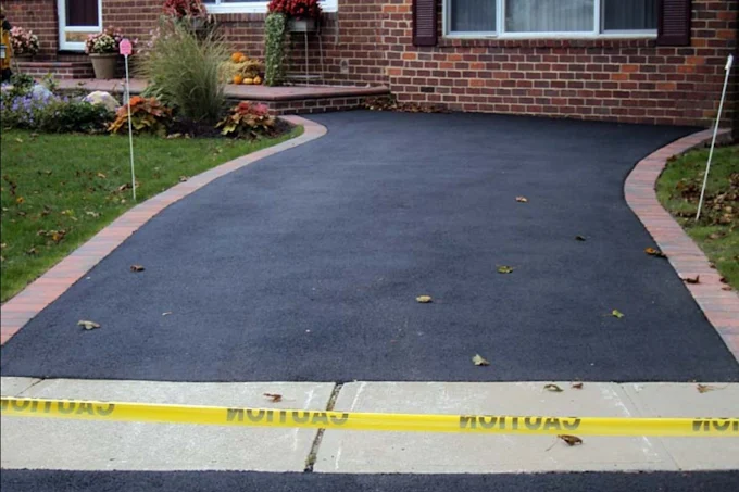 asphalt driveway